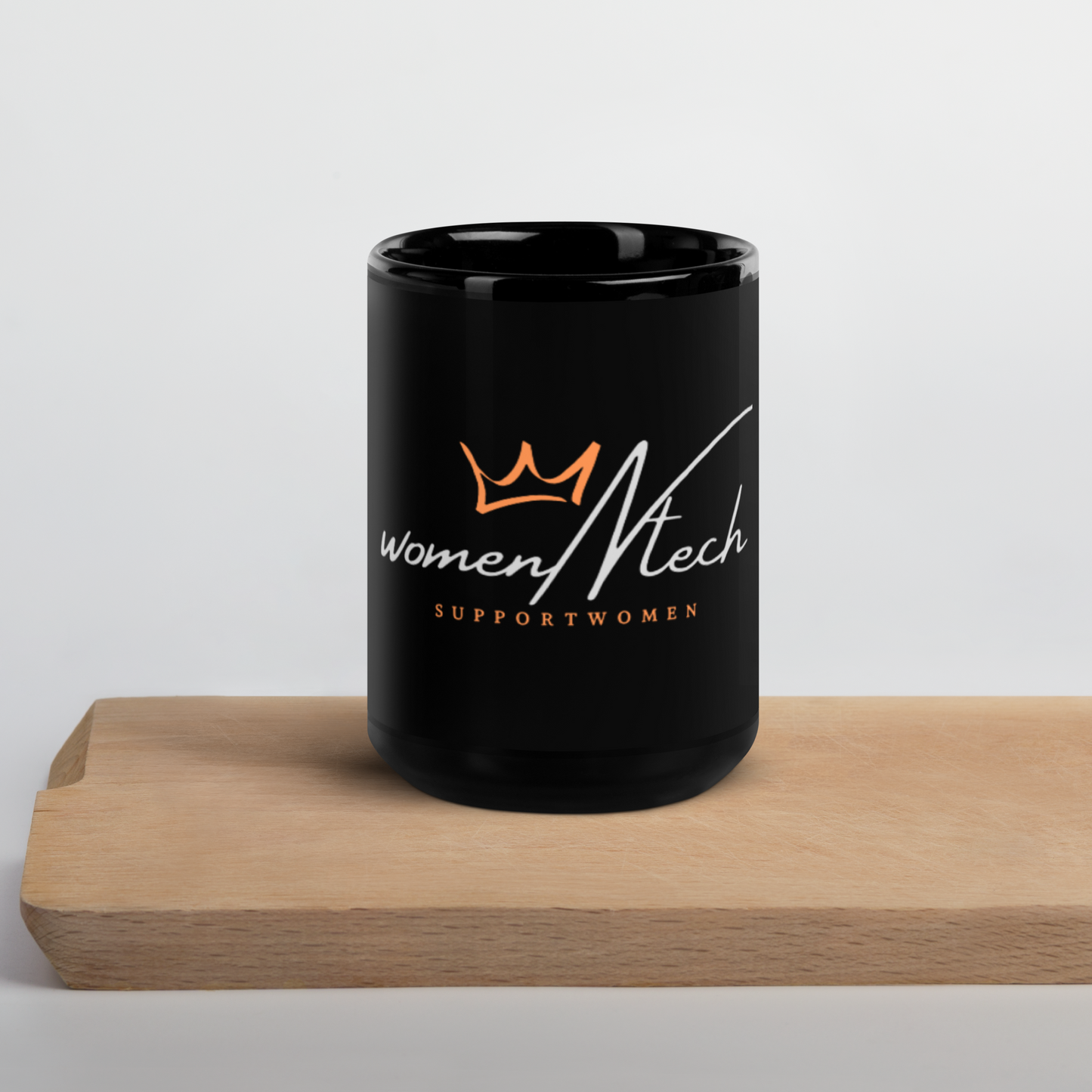 Super High Quality Black Glossy Mug | WomenNtech