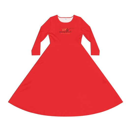 Buy Best Women's Long Sleeve Dance Dress (AOP) From WomenNtech